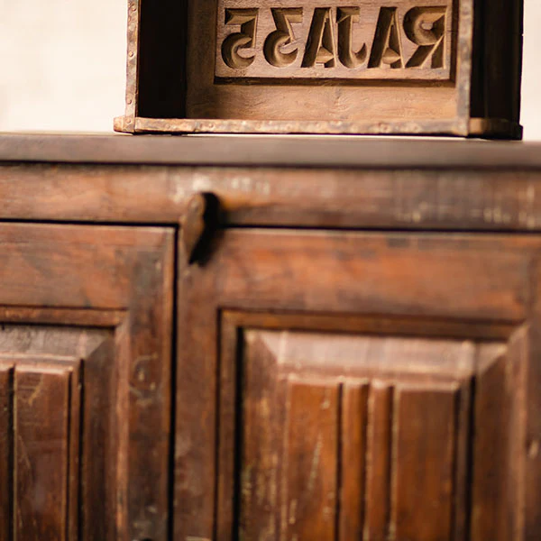 FOUND Antique Wooden Cabinet