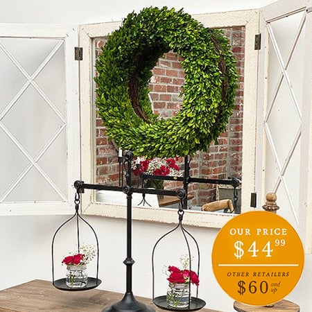 Preserved Boxwood Wreath