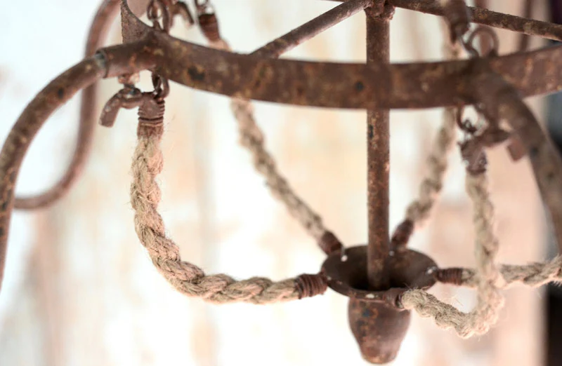 Terracotta Pot Chandelier