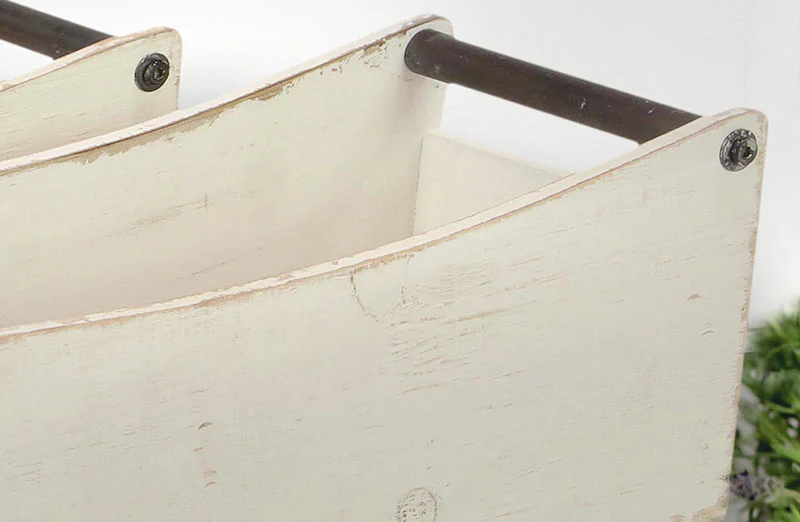 2 Piece Distressed Wood Crates