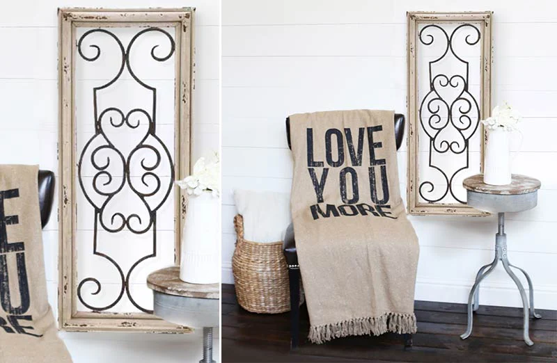 Iron Window Wall Panel