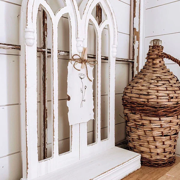 Double Cathedral Window Shelf