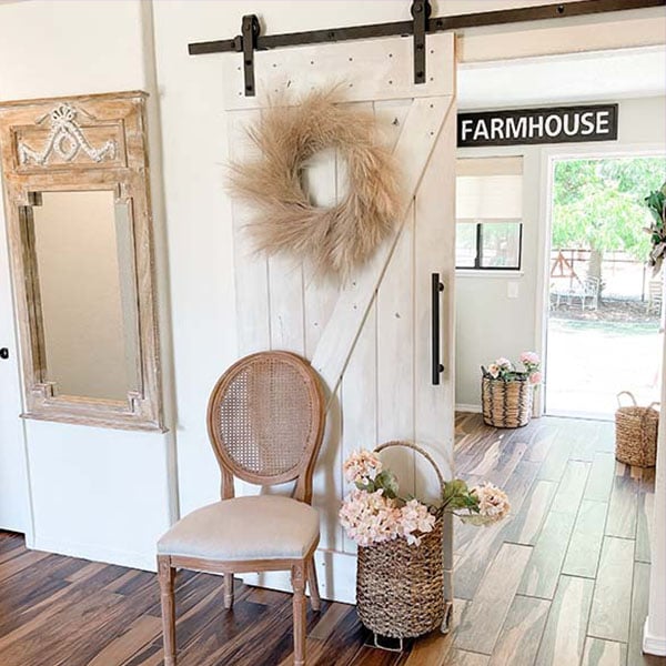 Woven Market Basket with Wheels