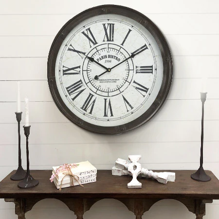 Paris Bistro Wall Clock