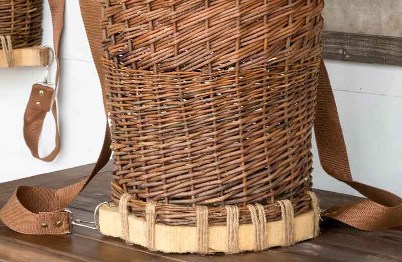 Hanging Woven Willow Basket