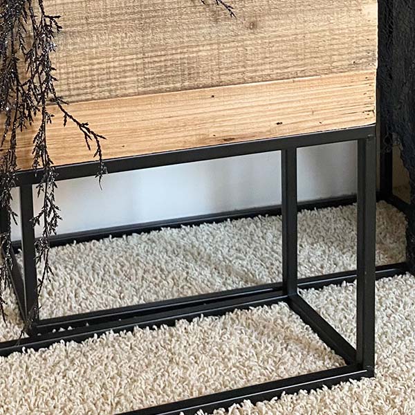 Wood and Metal Planters | Modern Industrial Farmhouse