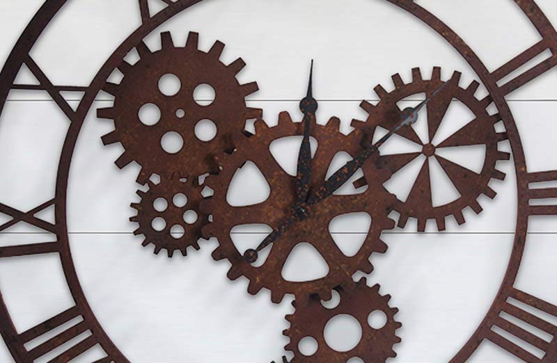 Metal Gear Wall Clock