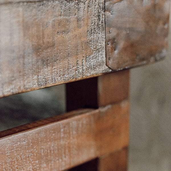Reclaimed Wood Folding Coffee Table