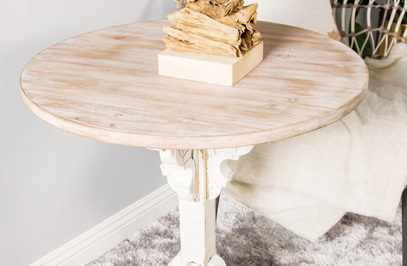 Round Wooden Corbel Table