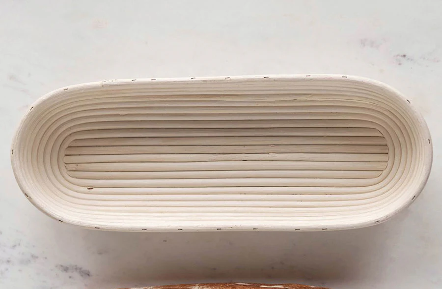 Hand-Woven Rattan Baguette Basket