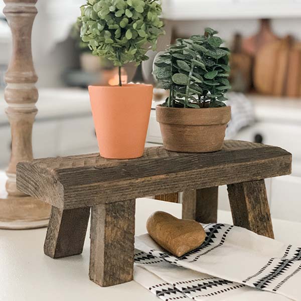 Wooden Booster Stool Riser