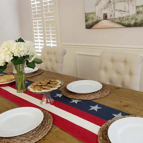 American Flag Table Runner
