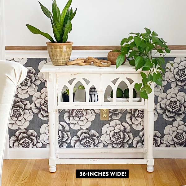 Wooden European Arched Storage Table