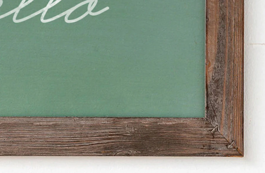 Green Horizontal Hanging Chalkboard, Set of 2