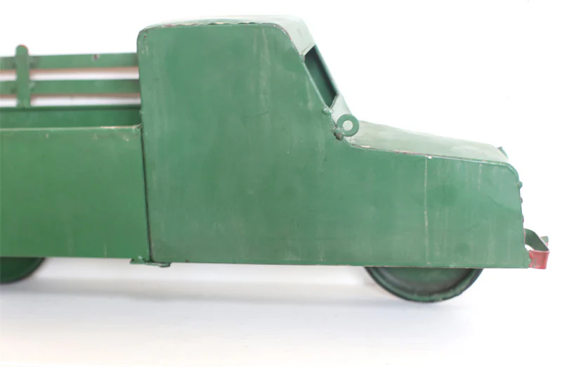 Distressed Green Truck Wall Shelf