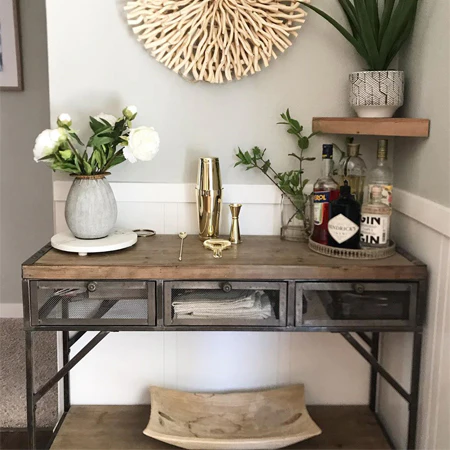 Industrial Console Table