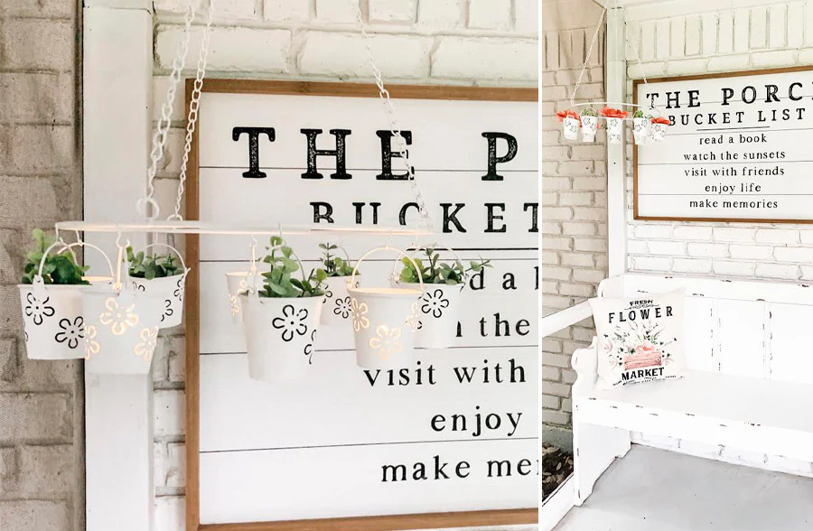 Hanging Tea Light Chandelier