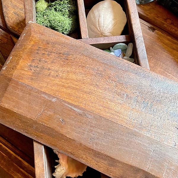 FOUND Assorted Wooden Spice Box
