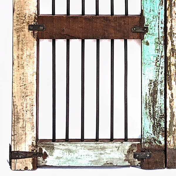 FOUND - Antique Handcrafted Gate Pair