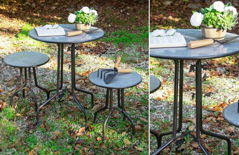 European Bistro Table with Stools