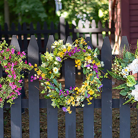 Spring Wildflower And Berries Wreath