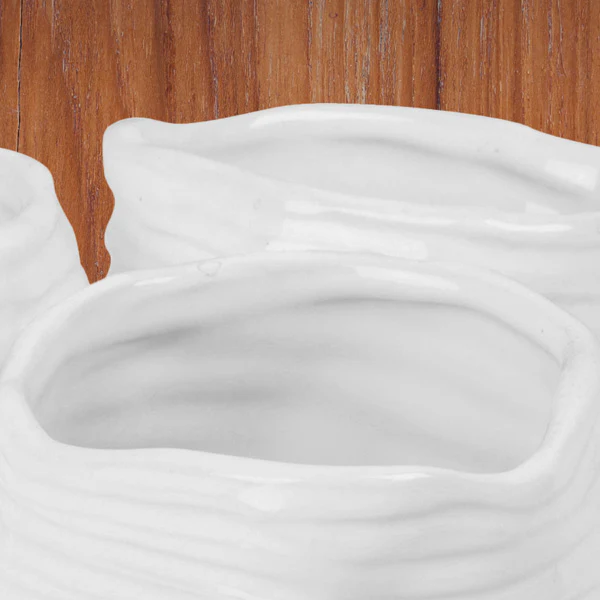 3 Section Ceramic Round Caddy