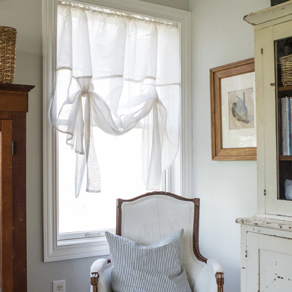 Tie-Up Window Shade Designed by Miss Mustard Seed