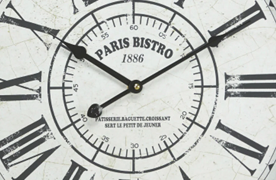 Paris Bistro Wall Clock