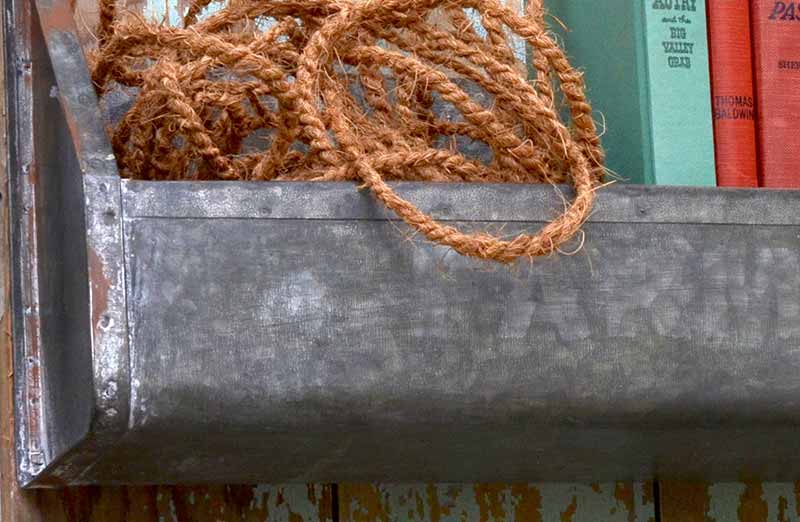 Rustic Wall Trough Planters  Set Of 2