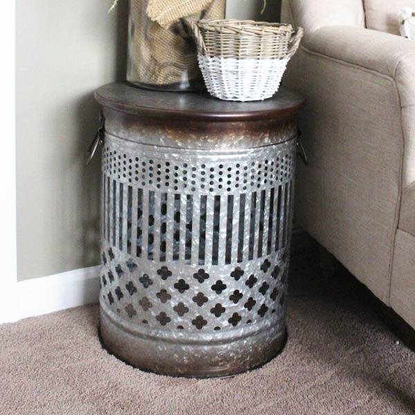 Lace Cut Out Accent Table