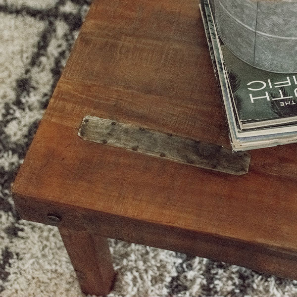 Reclaimed Wood Folding Coffee Table
