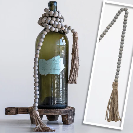 Beaded Garland with Tassels