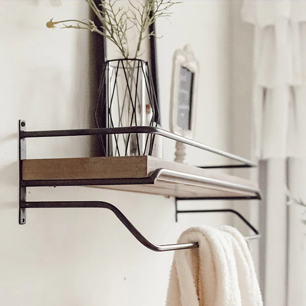Modern Farmhouse Wooden Cookhouse Towel Rack
