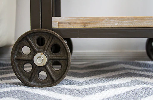 Factory Cart Side Table