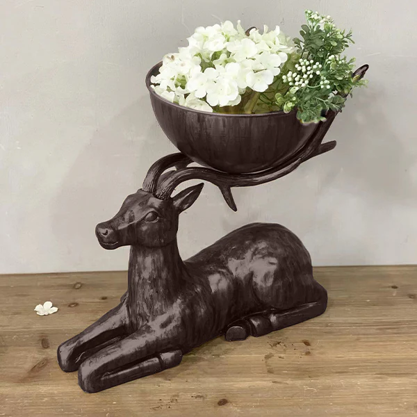 Bronze Buck Bowl | Brilliant Centerpiece Collection