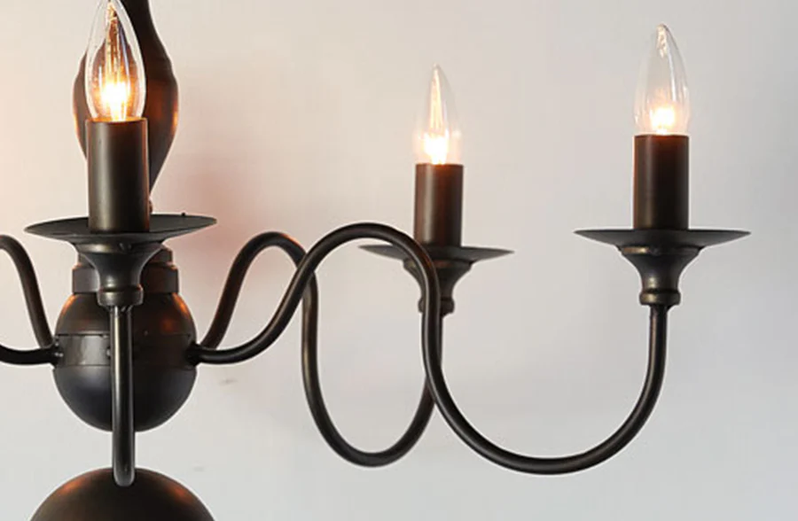 Black Iron Pendant Light