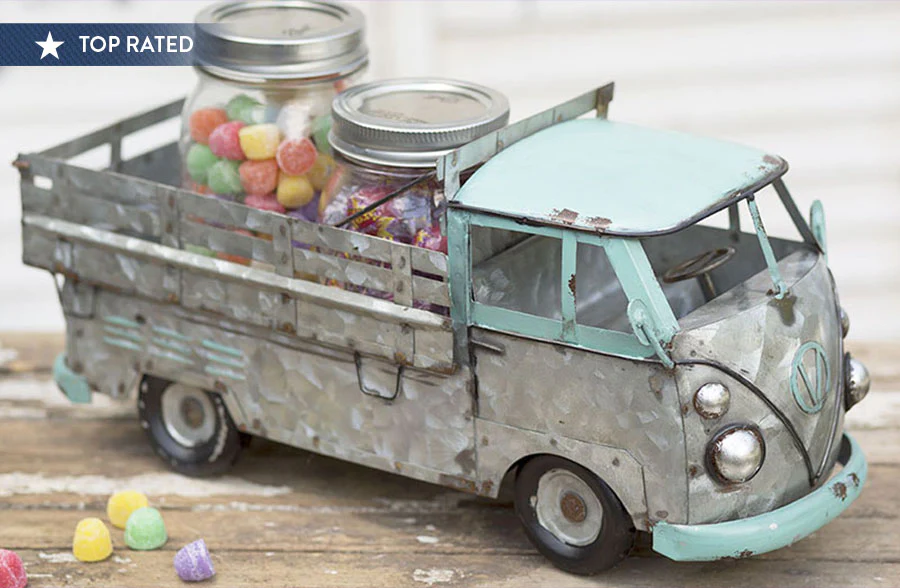 Galvanized Metal Mini Market Truck