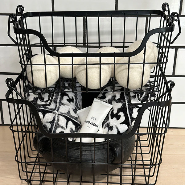 Stackable Storage Bins, Set of 3