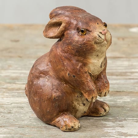 Brown Tabletop Sitting Bunny