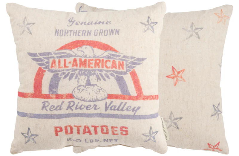 All American Throw Pillow