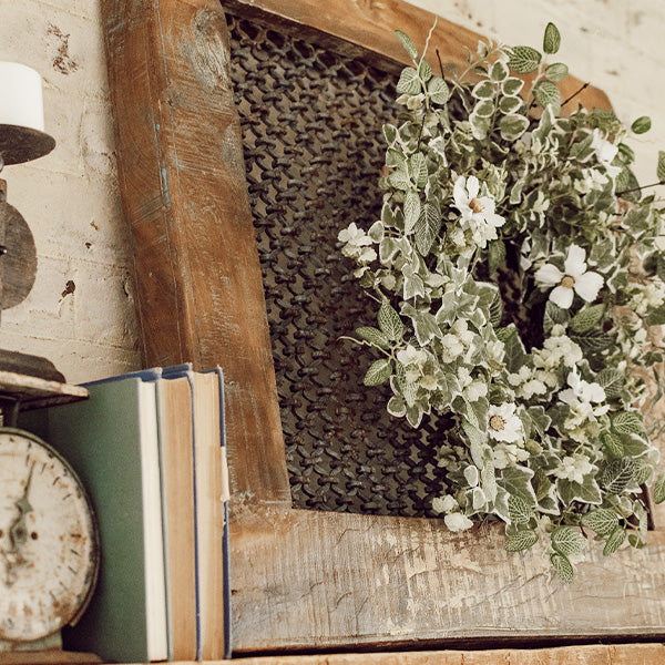 FOUND Antique Wooden Window with Screen