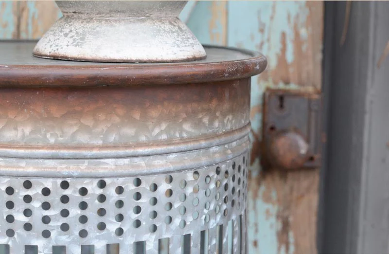 Lace Cut Out Accent Table