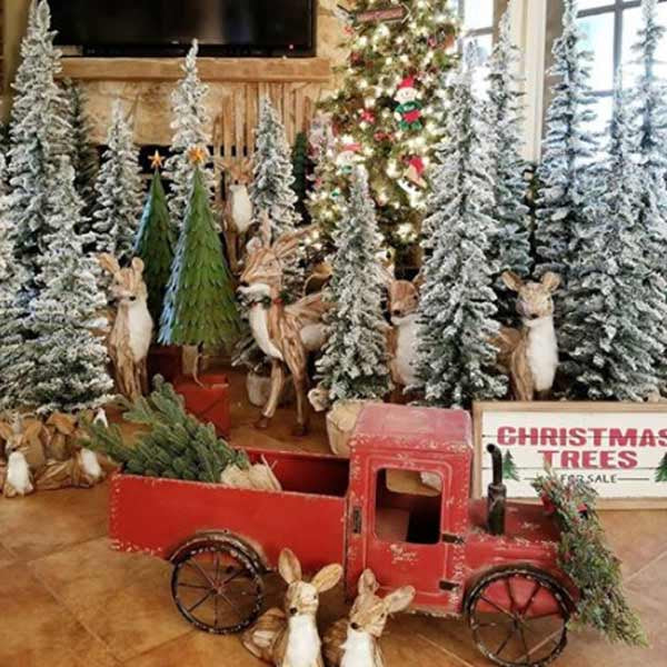 *HUUUGE* Red Antique Truck Planter
