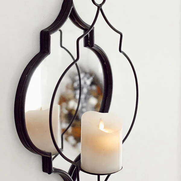 Contemporary Wall Sconce with Mirror