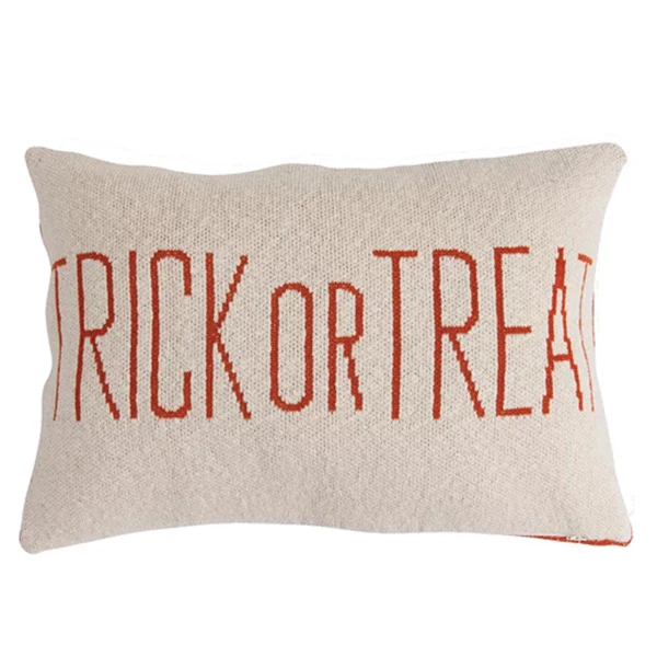 Reversible Trick or Treat Lumbar Pillow