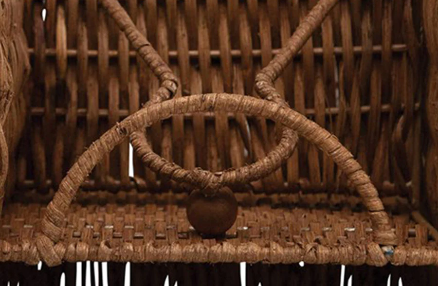 Rattan Tabletop Compartment Caddy