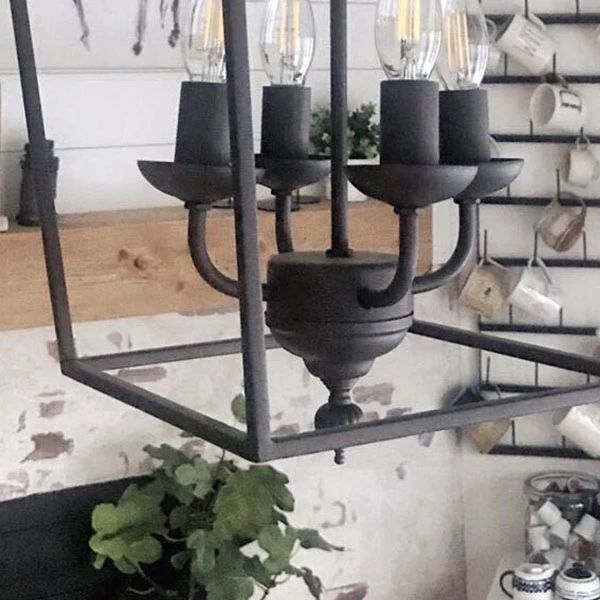 Metal Geometric Chandelier
