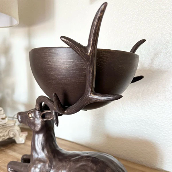 Bronze Buck Bowl | Brilliant Centerpiece Collection