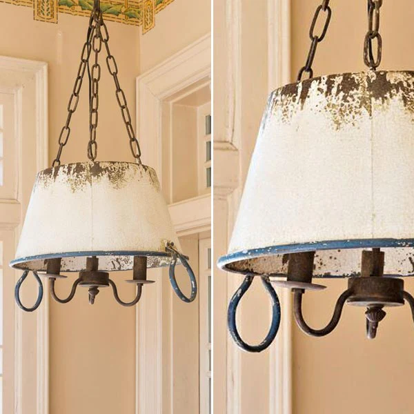 Metal Pot Farmhouse Pendant Light