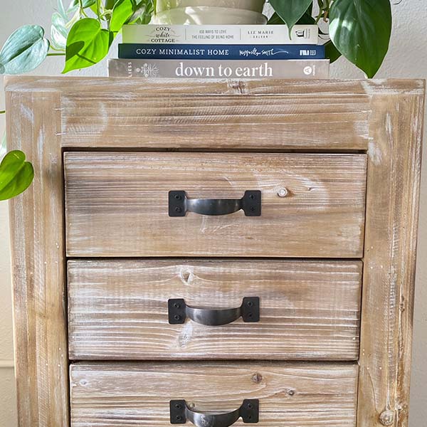 Distressed Wooden Farmhouse Chest of Drawers